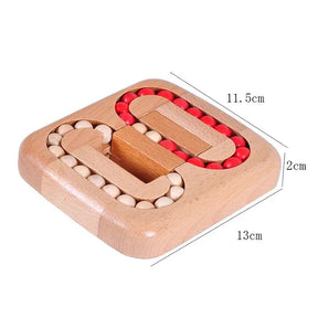 TwistCraft – Magic Bean Rotating Wooden Puzzle Toy