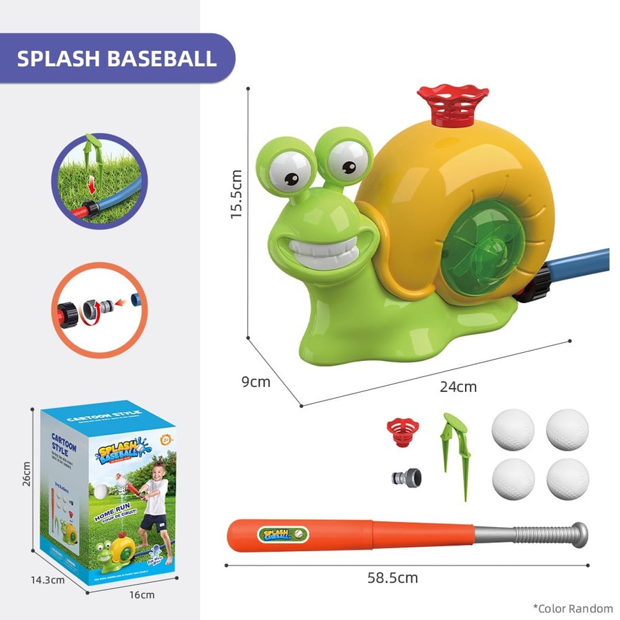 AquaSwing – Fun Water Spray Baseball Game Toy