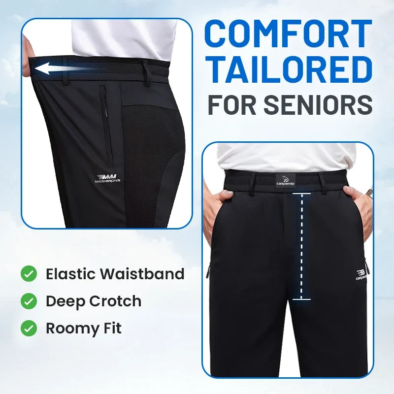 Belevite™ MeshIrons - Men’s Breathable Mesh Panel Casual Pants