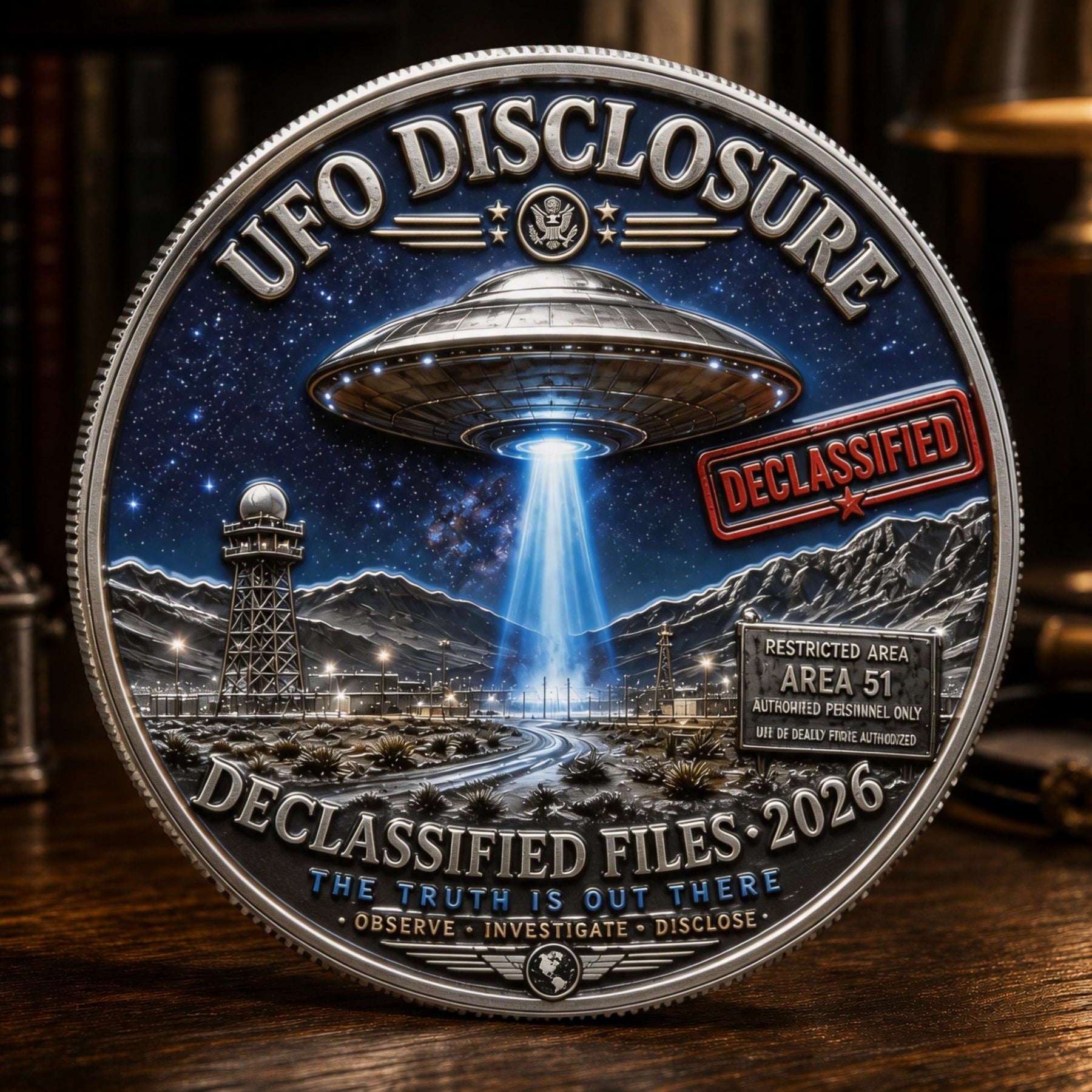 CosmicTruth - UFO Disclosure 2026 Commemorative Coin