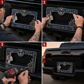 OceanMark – Coastal Style License Plate Frame