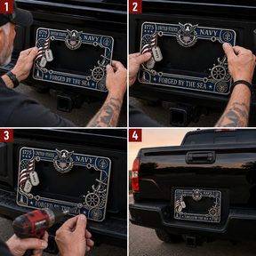 PatriotShield – U.S. Navy Heritage Sea Plate Frame
