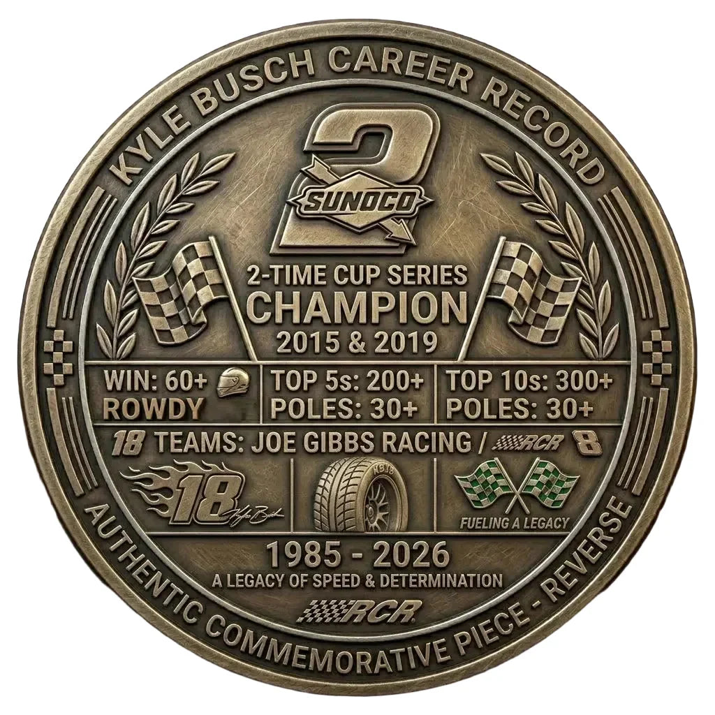 RacingRelic – Memorial Collector Coin Honoring Kyle Busch
