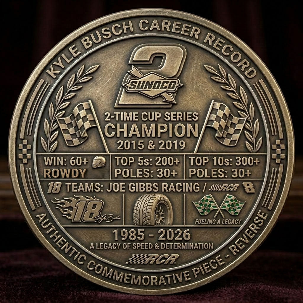 RacingRelic – Memorial Collector Coin Honoring Kyle Busch