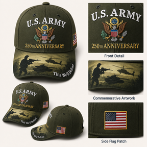 HonorStitch - 250 Years Army Anniversary Cap