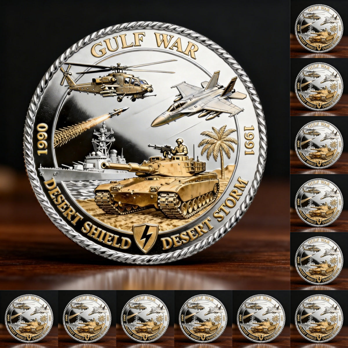 PatriotHonor – 35th Anniversary Desert Storm Commemorative Coin