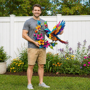 BloomForge – Hummingbird Metal Wall Art
