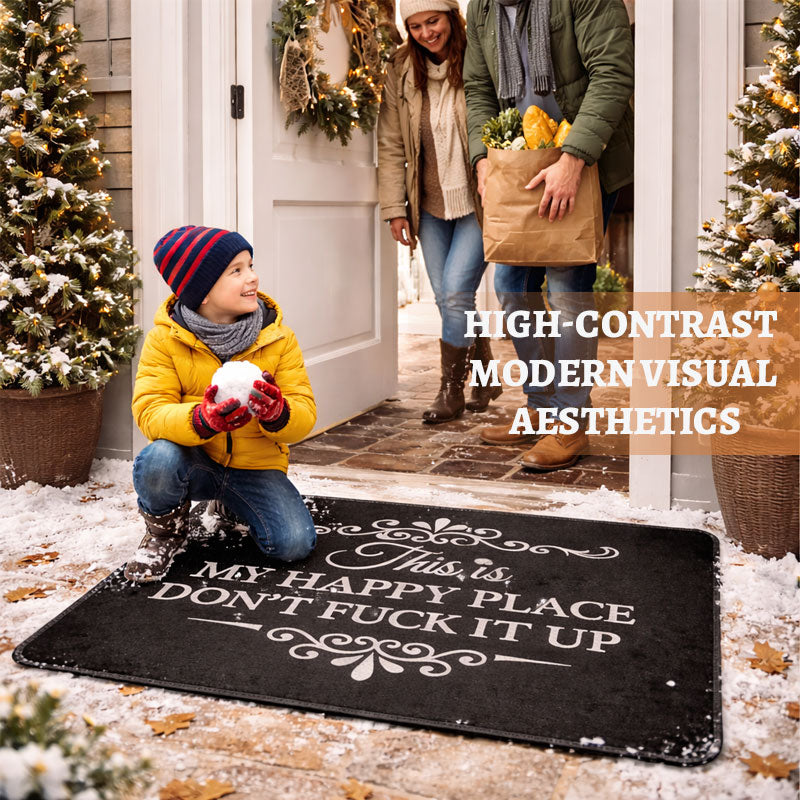 JoyNest – “This Is My Happy Place” Door Mat
