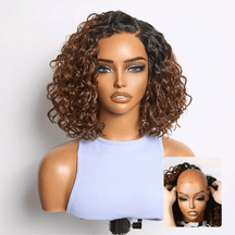 CurlLuxe – Ready-to-Go Glueless Curly Bob Wig