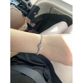 AureliaShine – Premium Sparkling Moissanite Bracelet