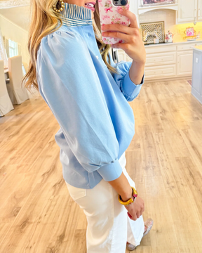 AuraLeaf – Feminine Patchwork Top