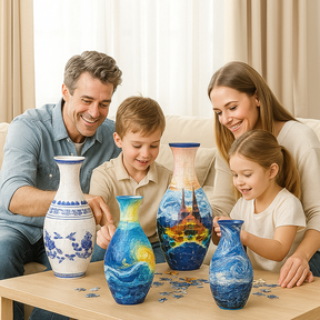 VaseCraft – Artistic 3D Puzzle Flower Holder
