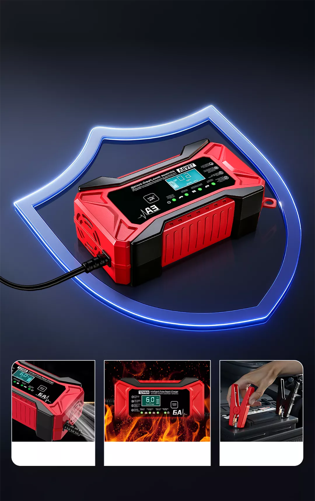 PowerRevive – Smart Car Battery Jump Starter