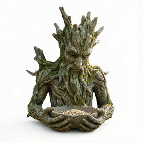 The Quiet Offering A Tree-Integrated Bird Feeding Sculpture