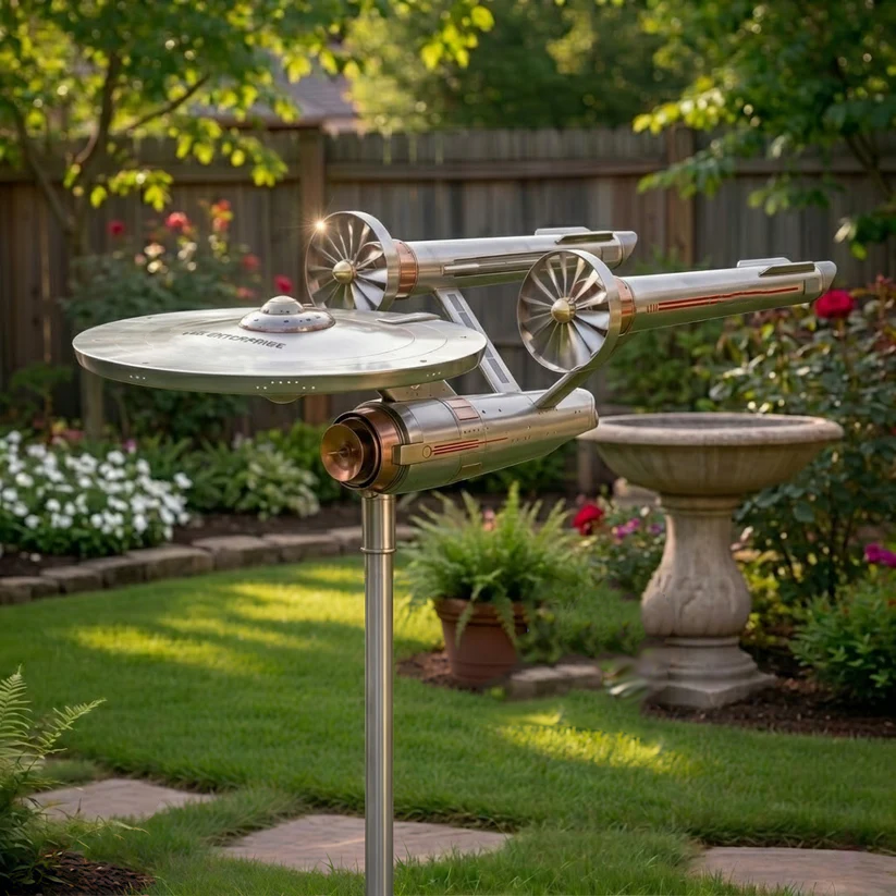 CosmoSpin – Interstellar Starship Wind Spinner