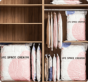 VacuFlex – No-Pump Closet Organizer Bags