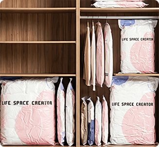 VacuFlex – No-Pump Closet Organizer Bags