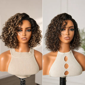 CurlLuxe – Ready-to-Go Glueless Curly Bob Wig
