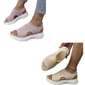 FlexWalk – Breathable Platform Sandals