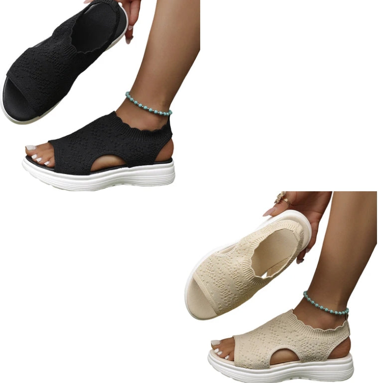 FlexWalk – Breathable Platform Sandals