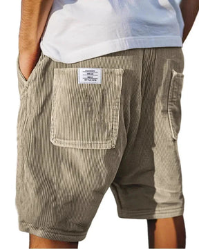 Ridgeline — Corduroy Cargo Shorts for Men