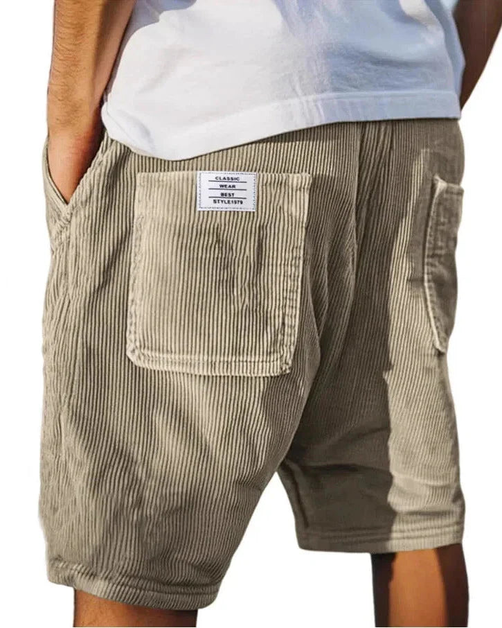 Ridgeline — Corduroy Cargo Shorts for Men