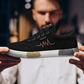 Pulseway — Canvas Sneaker with Heartbeat Detail