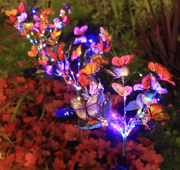 BloomLuxe – Solar Dancing Butterfly Lights