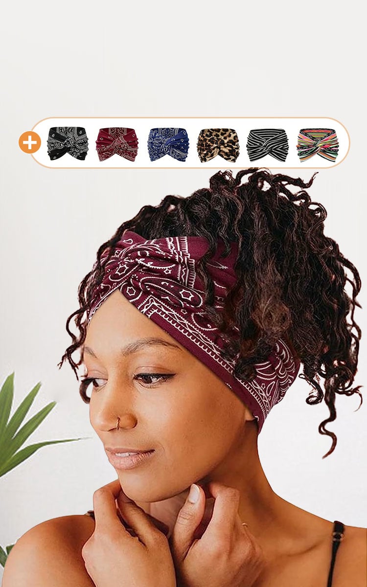 BohoFlex Headband – Cross Knot Style