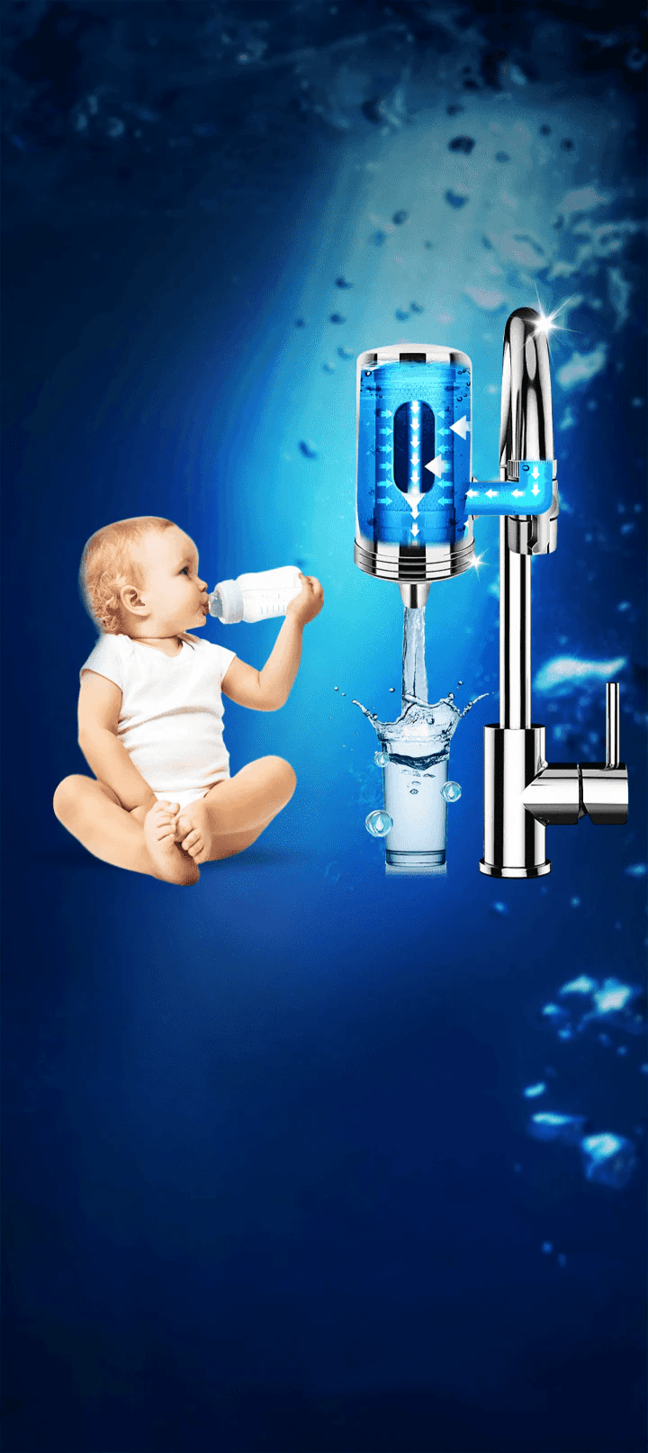 CleanStream - Universal Faucet Filter Adapter