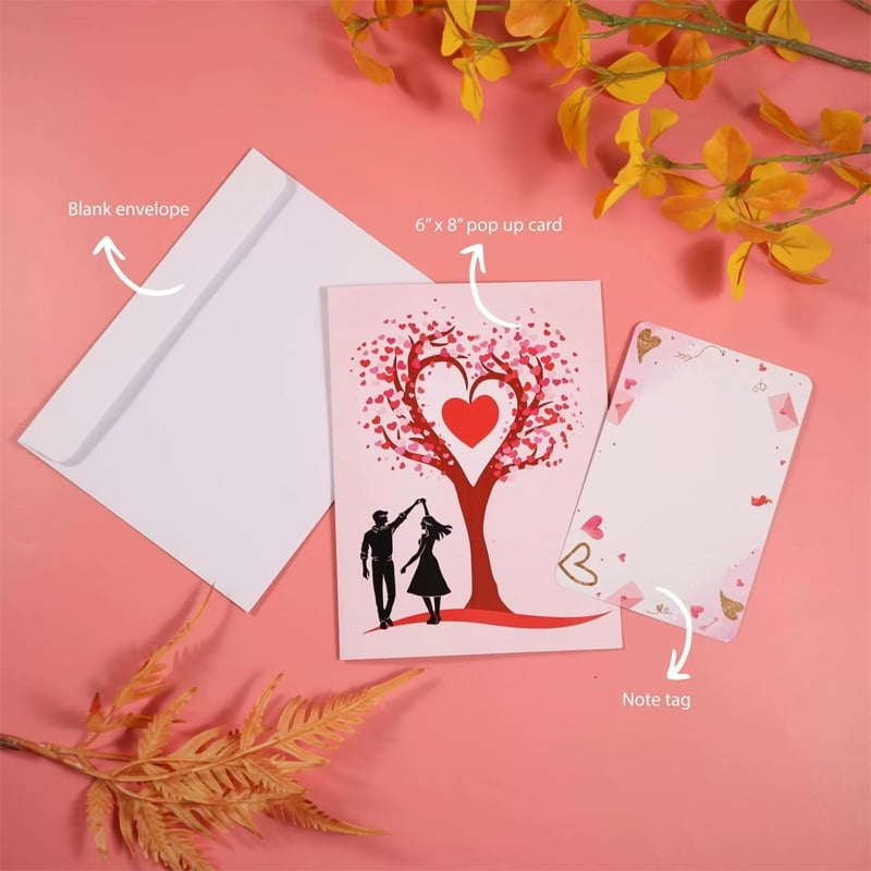 HeartTree – Romantic Surprise Pop-Up Card