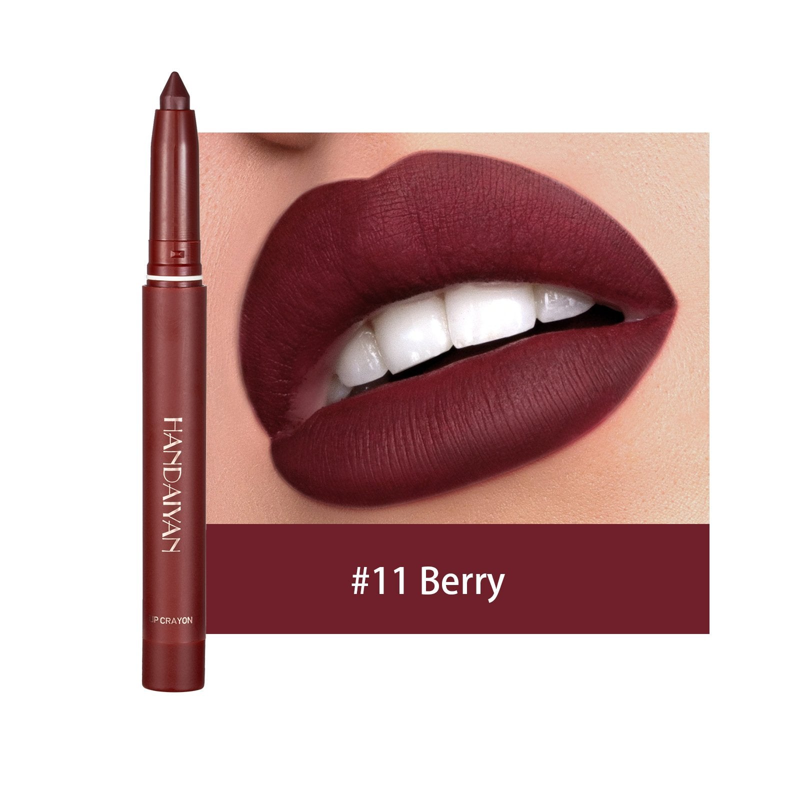VelvetEase – Matte Lipstick Pencil Set