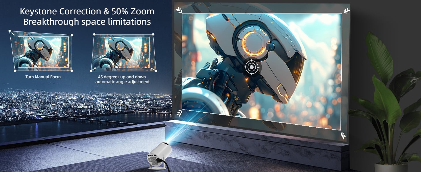 SkyBeam - Wireless Smart Game Projector – Big Screen Fun Anywhere