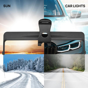DriveShade X – Anti-Glare Visor Extender Lens