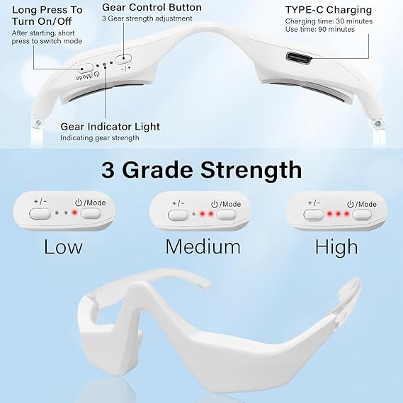 GlowVision - Smart Eye Therapy Glasses