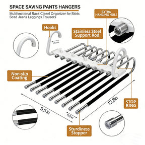 ClosetMax – 9-Tier Hanging Pants Organizer