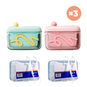 SmileFlow | Pop-Up Dental Floss Storage Case