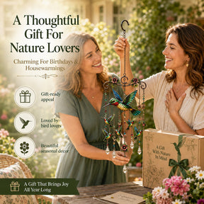 HumiGrace – Elegant Hummingbird Wind Chime