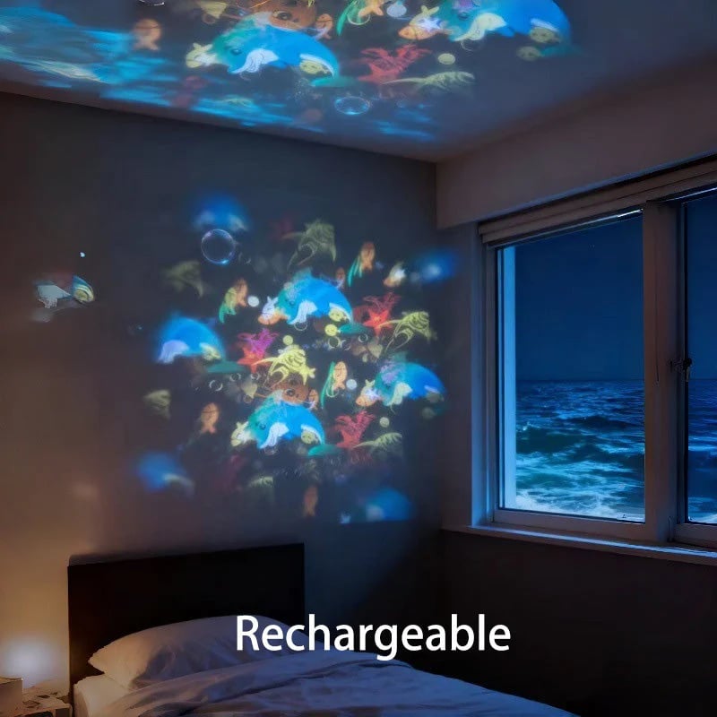 OceanGlow – Rotating LED Light Projector