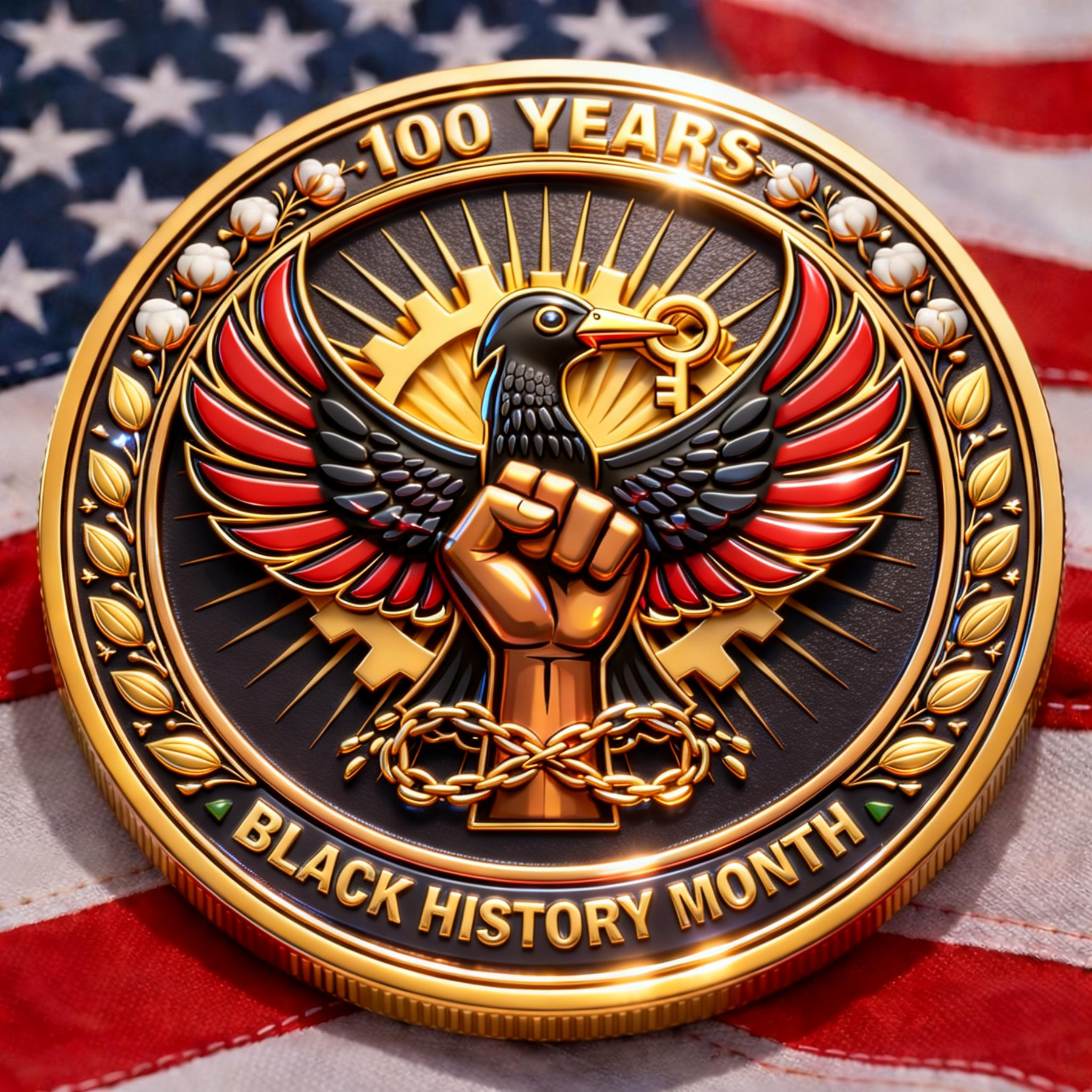 Black History Month Centennial Commemorative Coin (1926–2026)