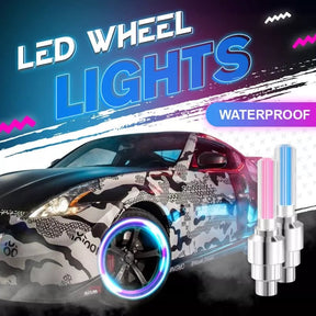 NeonSpin Lights – LED Tire Valve Glow