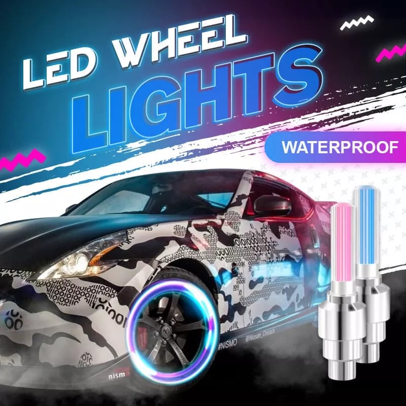 NeonSpin Lights – LED Tire Valve Glow