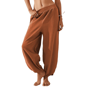 LuxeFlow – Women’s Wide Leg Palazzo Harem Pants