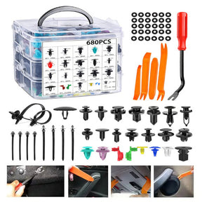 AutoSnap – 725PCS Car Clips & Fastener Extraction Kit