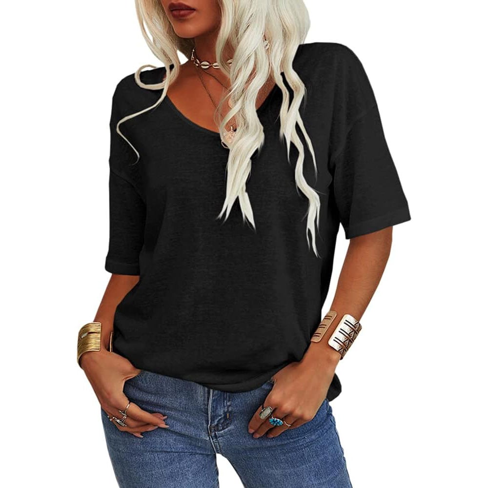 VivaVee – Women's V-Neck Tee for Effortless Style