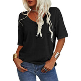 VivaVee – Women's V-Neck Tee for Effortless Style