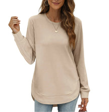 CurveFit – Soft Crewneck Sweatshirt All Day Comfort