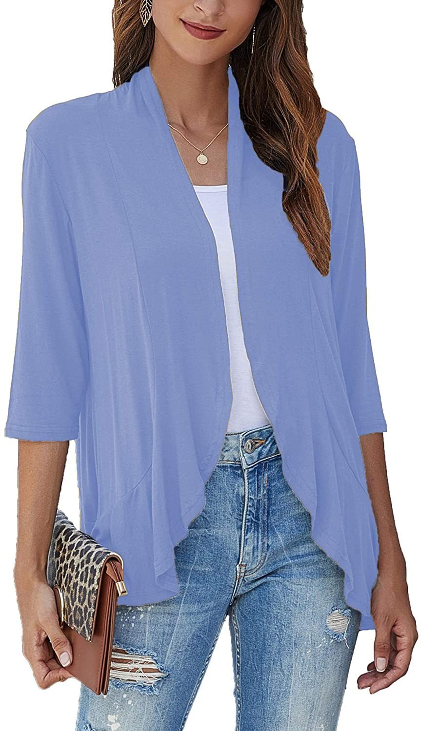 SoftDrape – Lightweight Open Front Cardigan