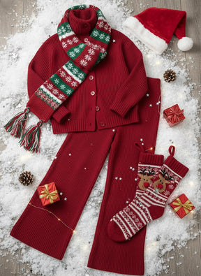 CozyLoom – Two-Piece Knitted Set