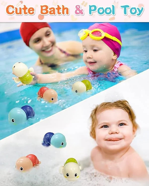 TinyTide - Interactive Turtle Bath Toy Set